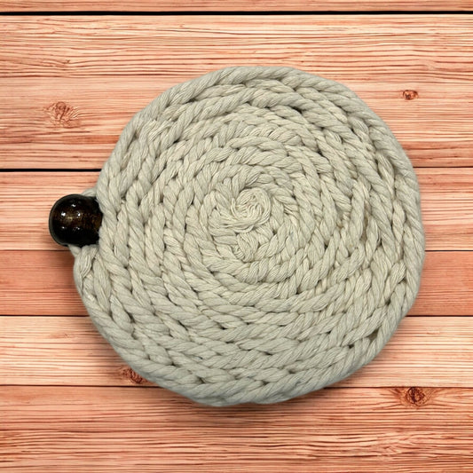 Large Macramé Candle Coaster