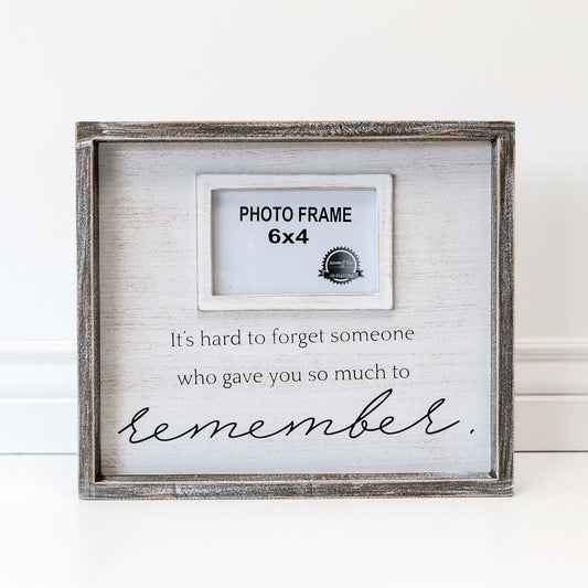 Remember Wooden Picture Frame