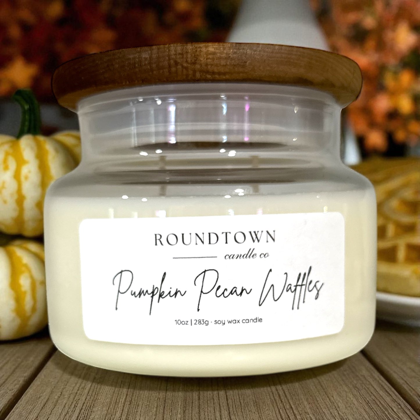 Pumpkin Pecan Waffles